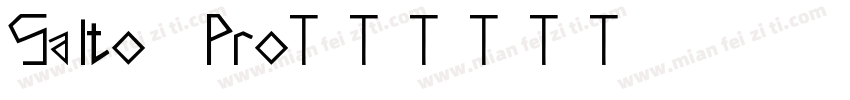 Salto Pro字体转换
